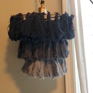 New Anthropology, fringe hanging light.